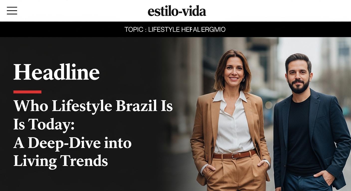 Who Lifestyle Brazil Is Today: A Deep-Dive into Living Trends