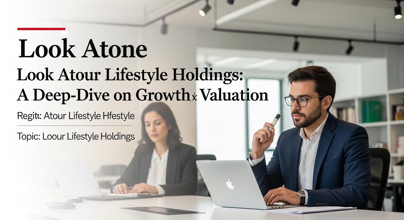 Editorial collage of Look Atour Lifestyle Holdings concept hotel lobby and Brazilian lifestyle cues