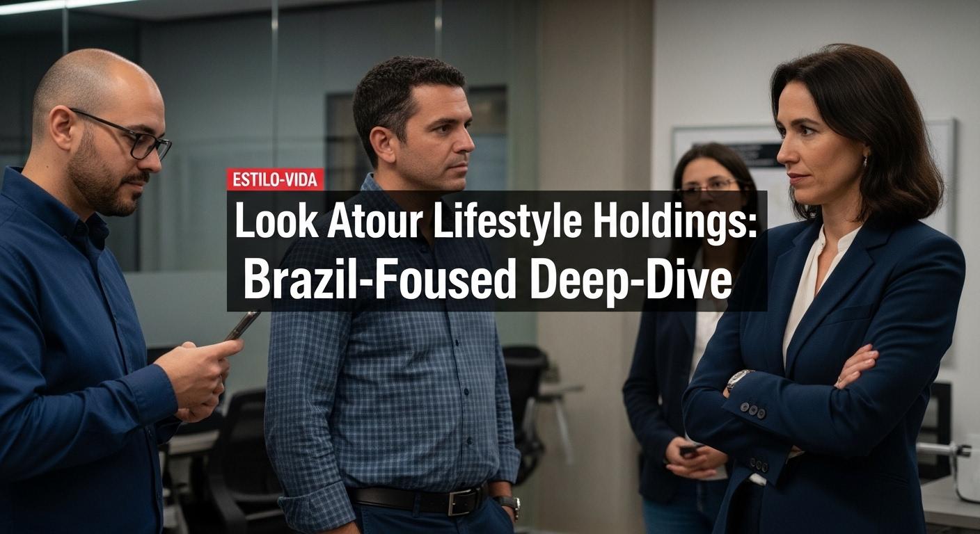 Lifestyle hotel branding with Brazilian city backdrop