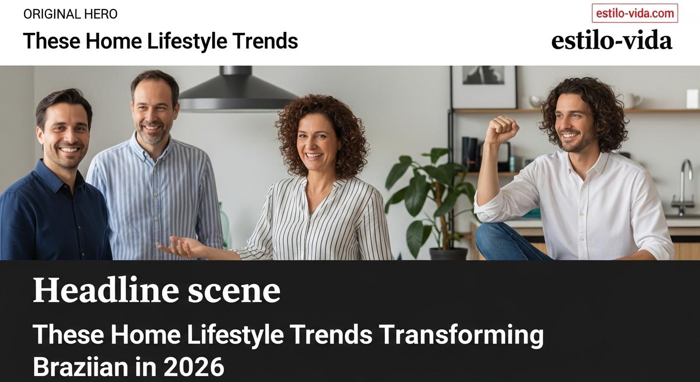 Brazilian living room with modular furniture and sustainable decor.