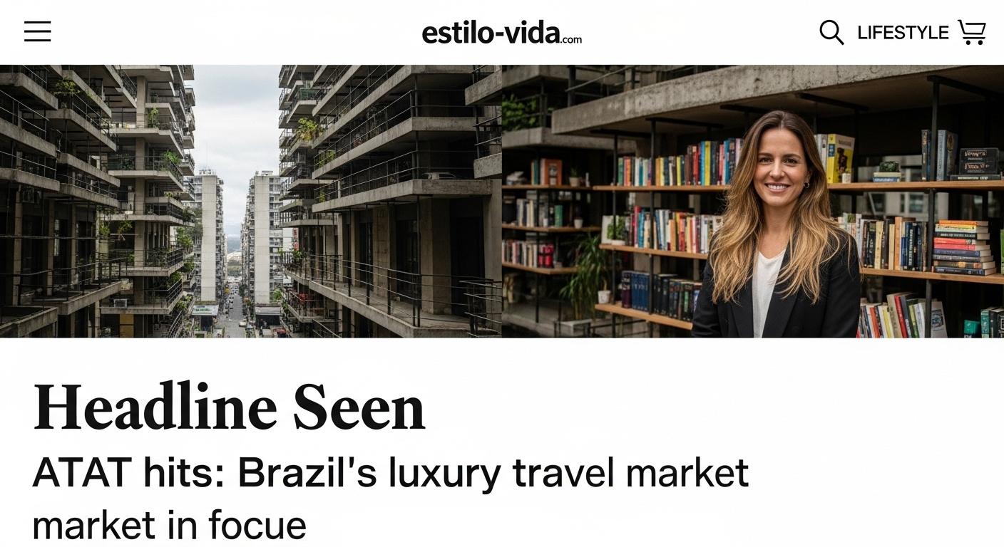 Luxurious hotel lobby with Atour Lifestyle ATAT branding and premium finishes.