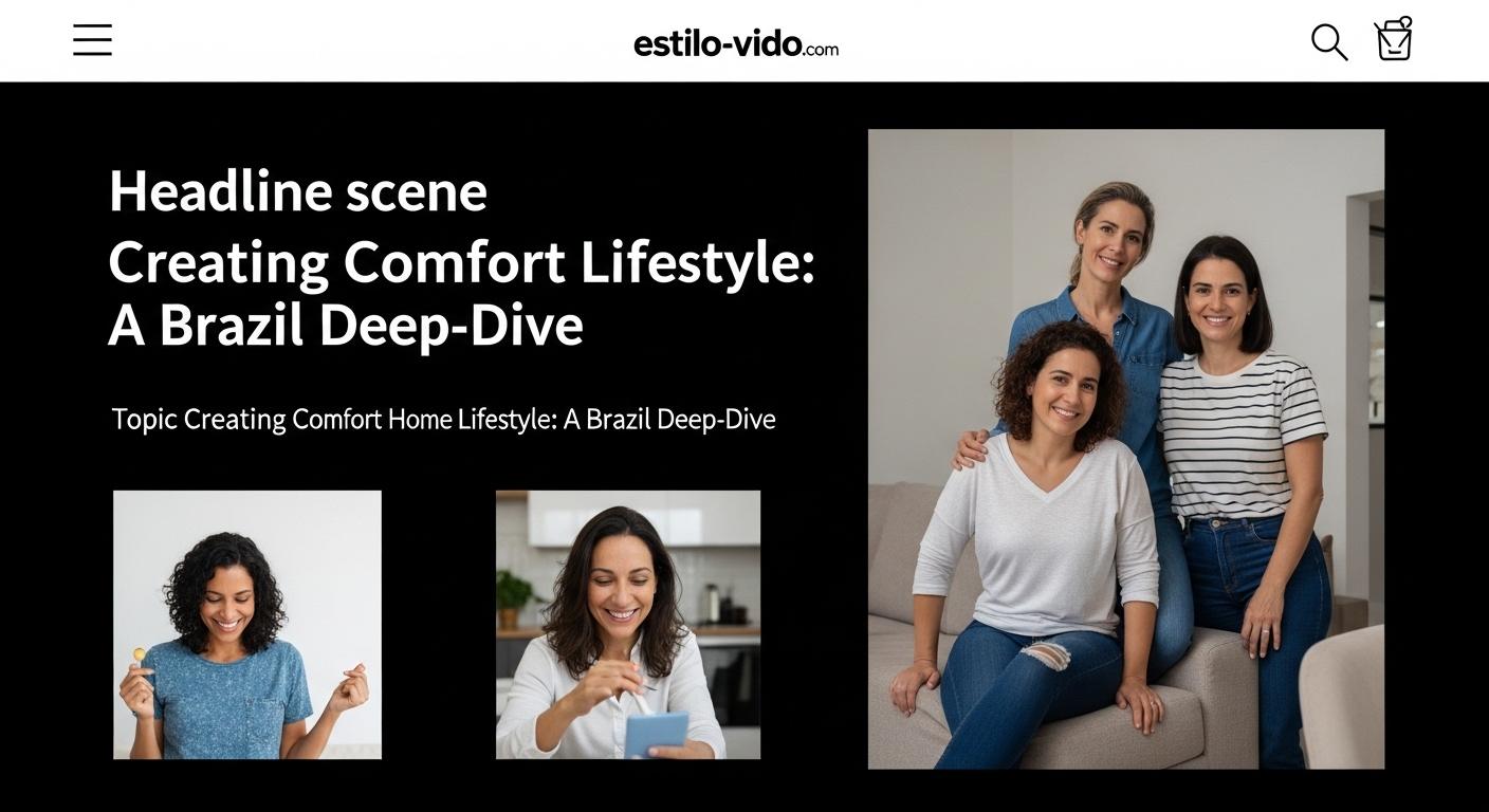 Cozy Brazilian living room with warm textiles and plants.