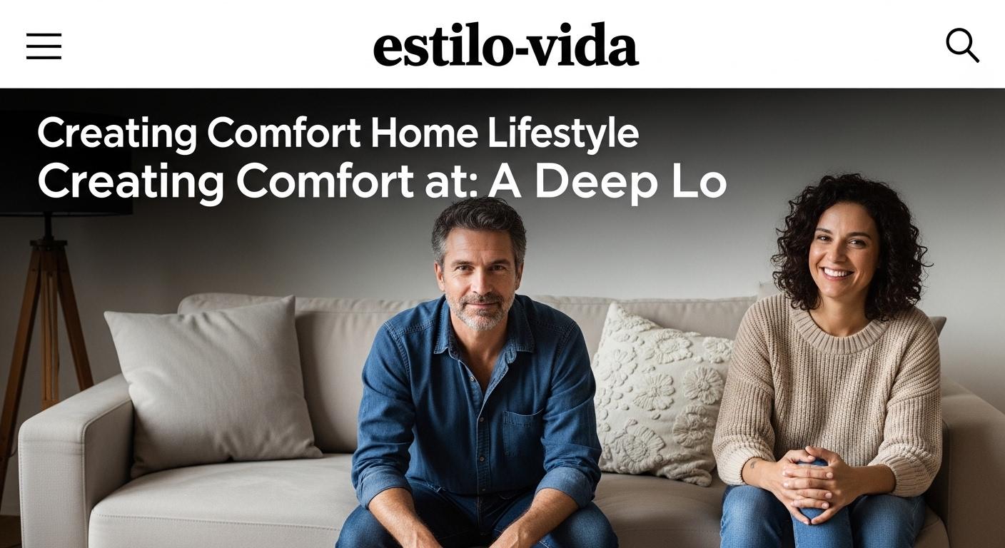 Comfort-focused Brazilian living room interior illustrating Creating Comfort Home Lifestyle