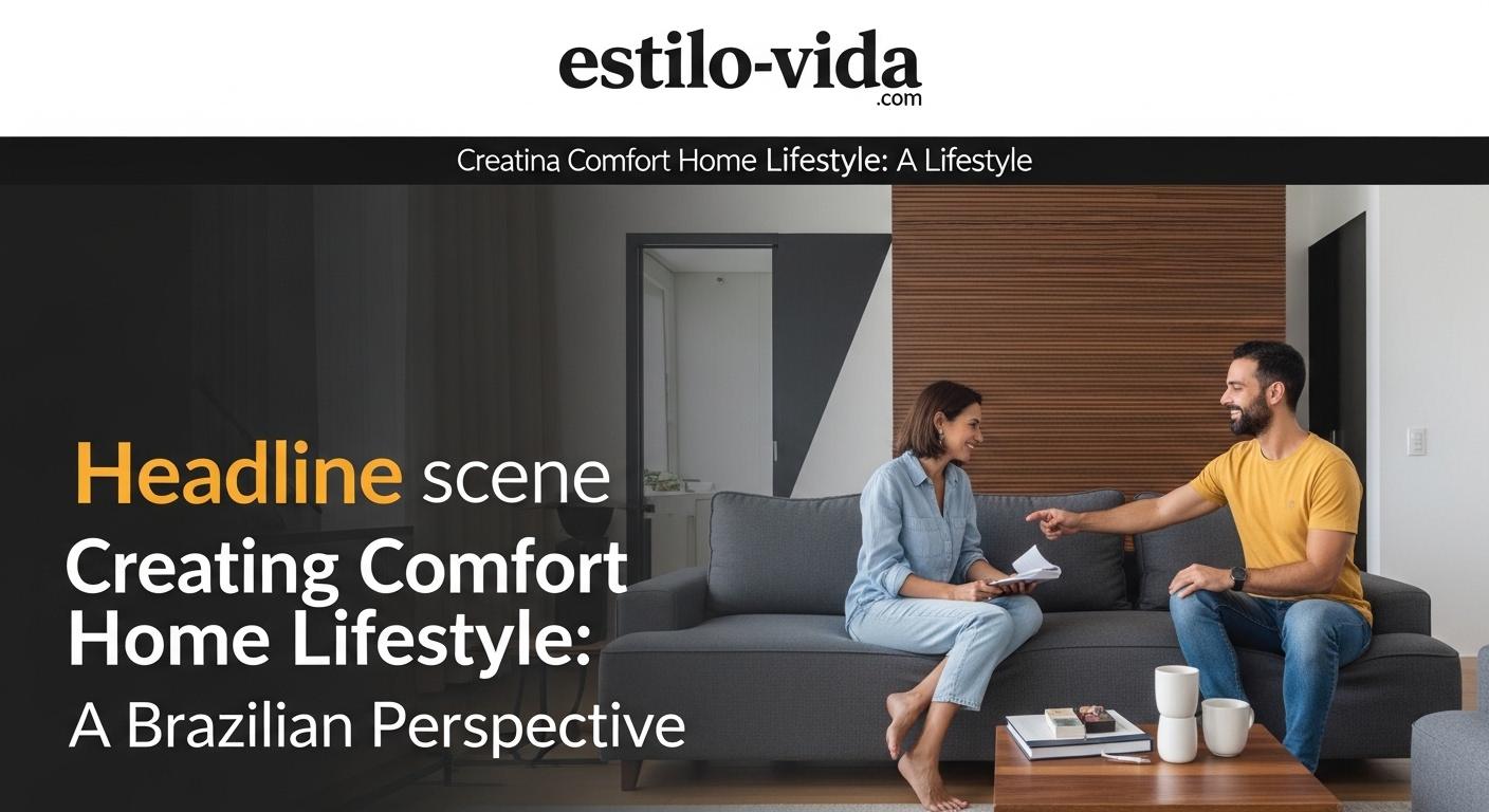 Sunlit Brazilian living room with modular seating and warm textures.